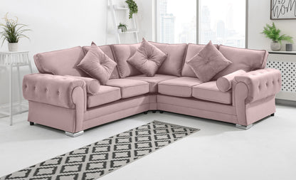 Verona Plush Corner Fullback + Extra Cushions