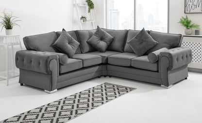 Verona Plush Corner Fullback + Extra Cushions