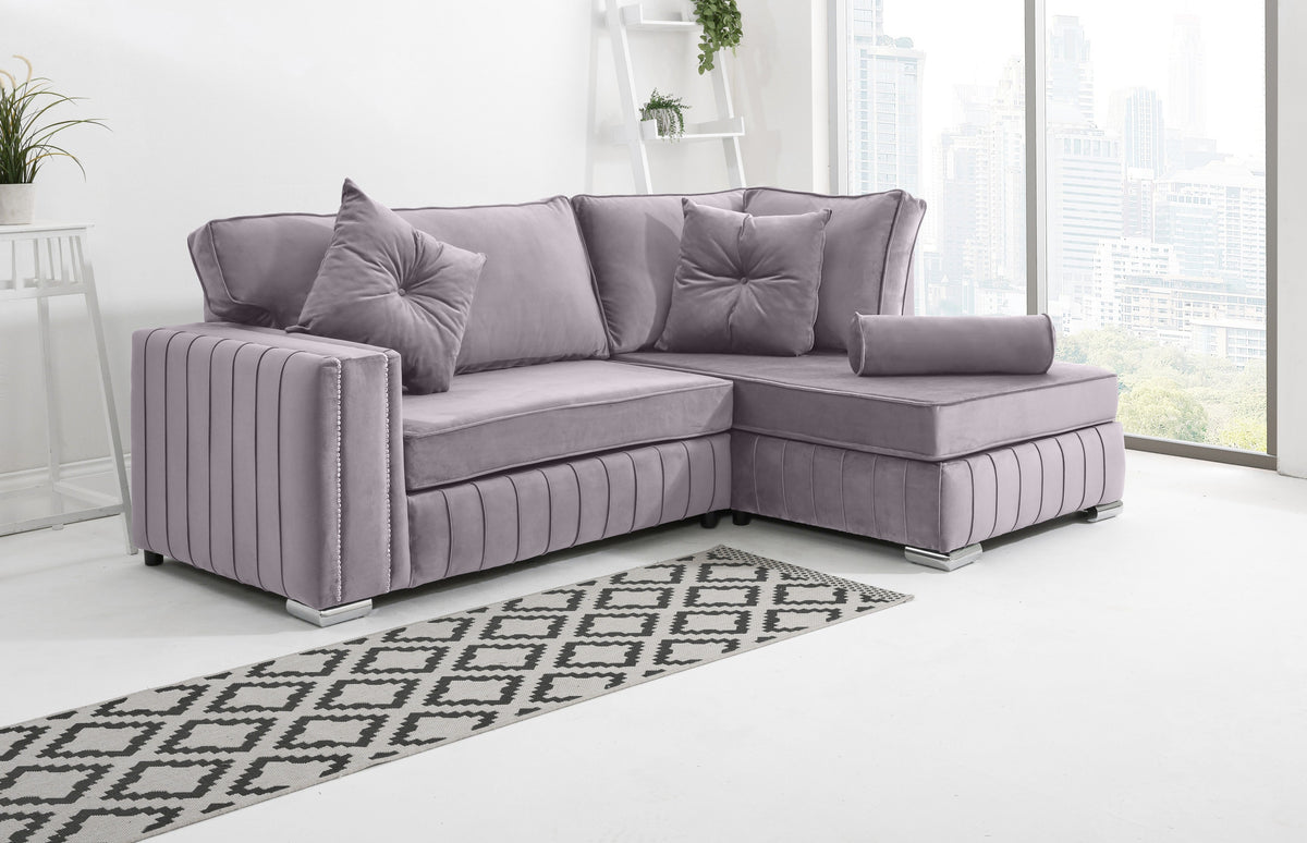 Layla Lounge Fullback - Facing Right + Extra Cushions