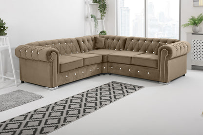Olympia   Chesterfield With Dimond - Corner