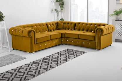 Olympia   Chesterfield With Dimond - Corner