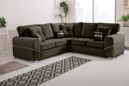 Monaco Corner Fullback - 2c2 - Bolster / Buttoned Cushions