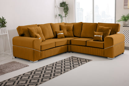 Monaco Corner Fullback - 2c2 - Bolster / Buttoned Cushions