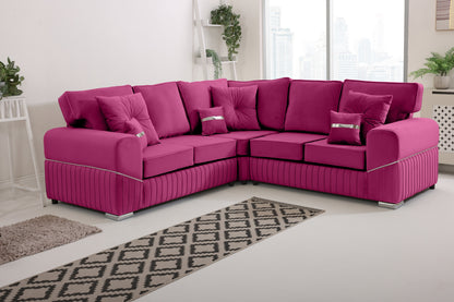 Monaco Corner Fullback - 2c2 - Bolster / Buttoned Cushions