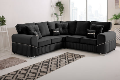 Monaco Corner Fullback - 2c2 - Bolster / Buttoned Cushions