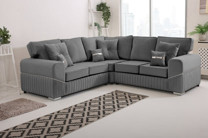 Monaco Corner Fullback - 2c2 - Bolster / Buttoned Cushions