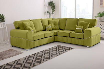 Monaco Corner Fullback - 2c2 - Bolster / Buttoned Cushions