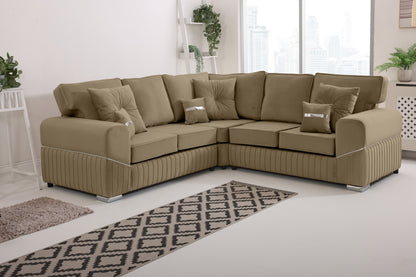 Monaco Corner Fullback - 2c2 - Bolster / Buttoned Cushions