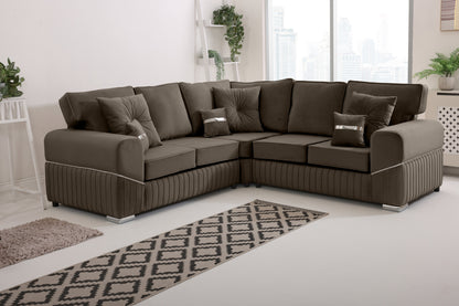 Monaco Corner Fullback - 2c2 - Bolster / Buttoned Cushions