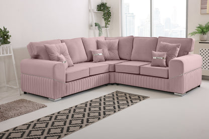 Monaco Corner Fullback - 2c2 - Bolster / Buttoned Cushions