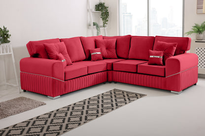 Monaco Corner Fullback - 2c2 - Bolster / Buttoned Cushions