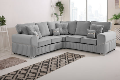 Monaco Corner Fullback - 2c2 - Bolster / Buttoned Cushions