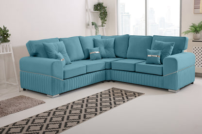 Monaco Corner Fullback - 2c2 - Bolster / Buttoned Cushions