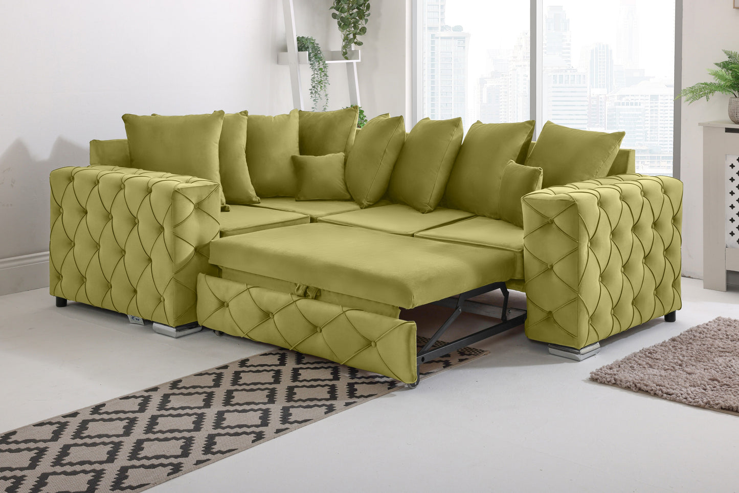 Milton 1c2 Corner Scatter back - Sofa Bed