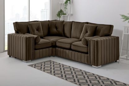 Layla Corner Fullback - 1c2 + Bolster / Buttoned Cushions