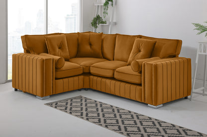 Layla Corner Fullback - 1c2 + Bolster / Buttoned Cushions