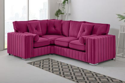 Layla Corner Fullback - 1c2 + Bolster / Buttoned Cushions