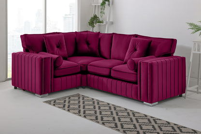 Layla Corner Fullback - 1c2 + Bolster / Buttoned Cushions