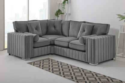 Layla Corner Fullback - 1c2 + Bolster / Buttoned Cushions