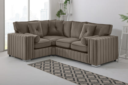 Layla Corner Fullback - 1c2 + Bolster / Buttoned Cushions