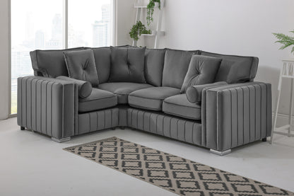 Layla Corner Fullback - 1c2 + Bolster / Buttoned Cushions