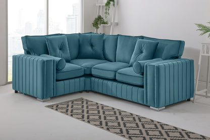 Layla Corner Fullback - 1c2 + Bolster / Buttoned Cushions