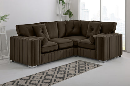 Layla Corner Fullback - 2c1 + Bolster / Buttoned Cushions