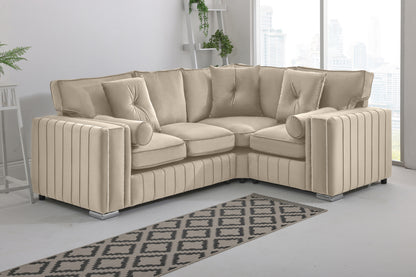 Layla Corner Fullback - 2c1 + Bolster / Buttoned Cushions