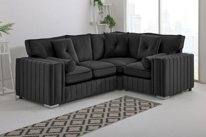 Layla Corner Fullback - 2c1 + Bolster / Buttoned Cushions