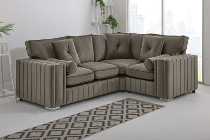 Layla Corner Fullback - 2c1 + Bolster / Buttoned Cushions