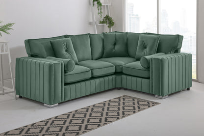 Layla Corner Fullback - 2c1 + Bolster / Buttoned Cushions