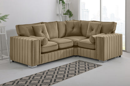 Layla Corner Fullback - 2c1 + Bolster / Buttoned Cushions