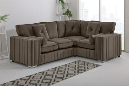 Layla Corner Fullback - 2c1 + Bolster / Buttoned Cushions