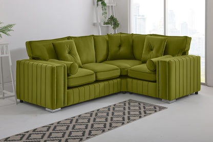 Layla Corner Fullback - 2c1 + Bolster / Buttoned Cushions