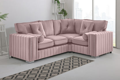 Layla Corner Fullback - 2c1 + Bolster / Buttoned Cushions