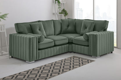 Layla Corner Fullback - 2c1 + Bolster / Buttoned Cushions