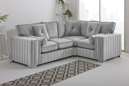 Layla Corner Fullback - 2c1 + Bolster / Buttoned Cushions