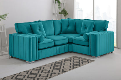 Layla Corner Fullback - 2c1 + Bolster / Buttoned Cushions