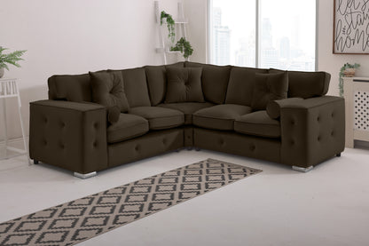 Howard Corner Fullback - 2c2 + Bolster / Buttoned Cushions