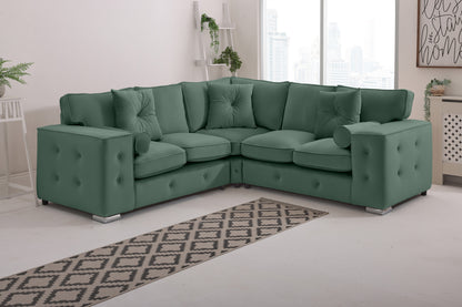 Howard Corner Fullback - 2c2 + Bolster / Buttoned Cushions