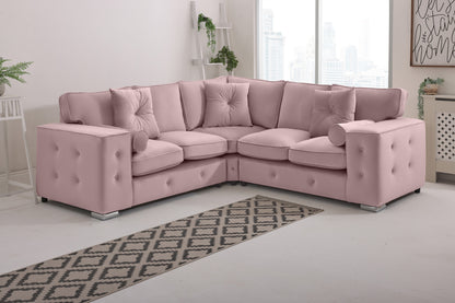 Howard Corner Fullback - 2c2 + Bolster / Buttoned Cushions