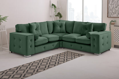 Howard Corner Fullback - 2c2 + Bolster / Buttoned Cushions