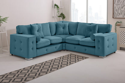 Howard Corner Fullback - 2c2 + Bolster / Buttoned Cushions