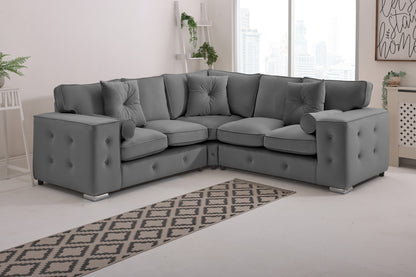 Howard Corner Fullback - 2c2 + Bolster / Buttoned Cushions