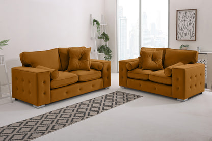 Howard 3+2 Fullback  + Bolster / Buttoned Cushions