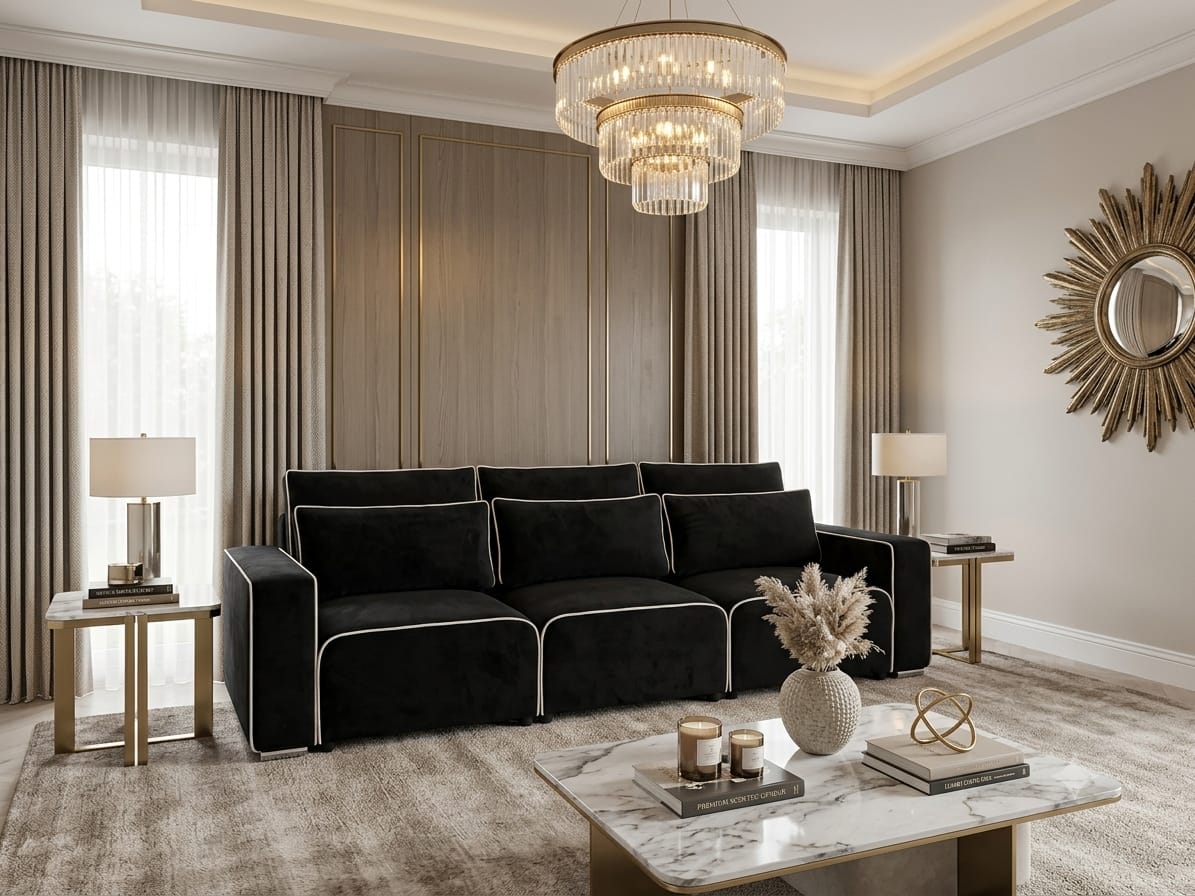 Monroe Luxury Sofa Set