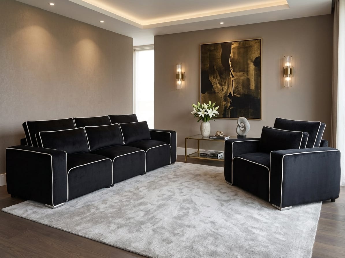 Monroe Luxury Sofa Set
