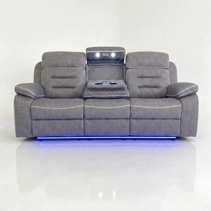 Regent 3 + 2 Seater Premium Tech Leather Electric Recliner Sofa Set