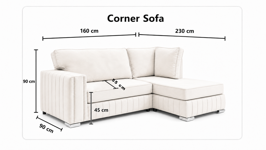 Layla Lounge Scatterback dimensions