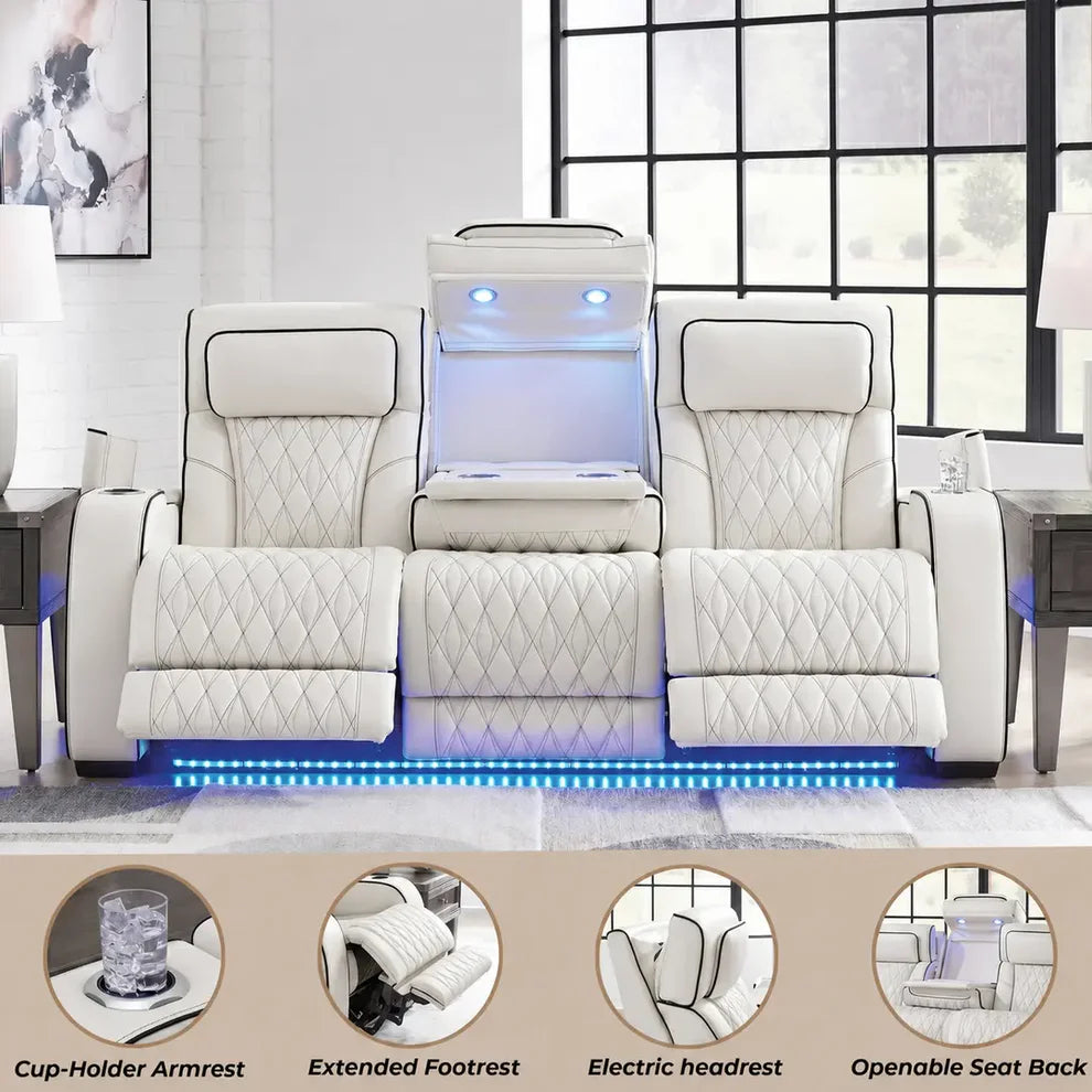 Empire 3 + 2 Seater Premium Leather Smart Recliner